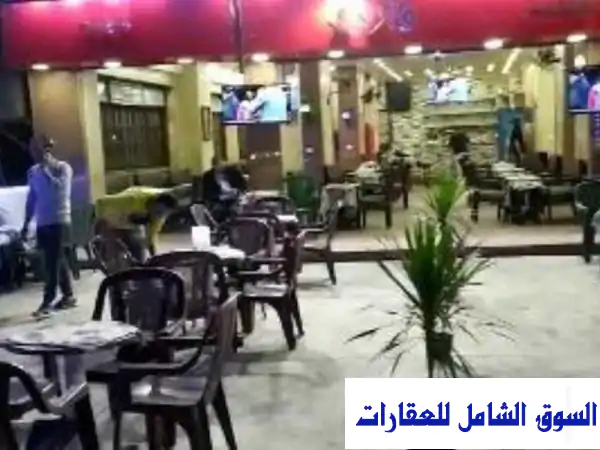 كافي شوب راقي مُجهز بالكامل للإيجار في قلب العجوزة...