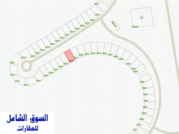 أرض للبيع في صباح الأحمد البحرية - صف أول بحر - 474م² - 260 ألف دينار