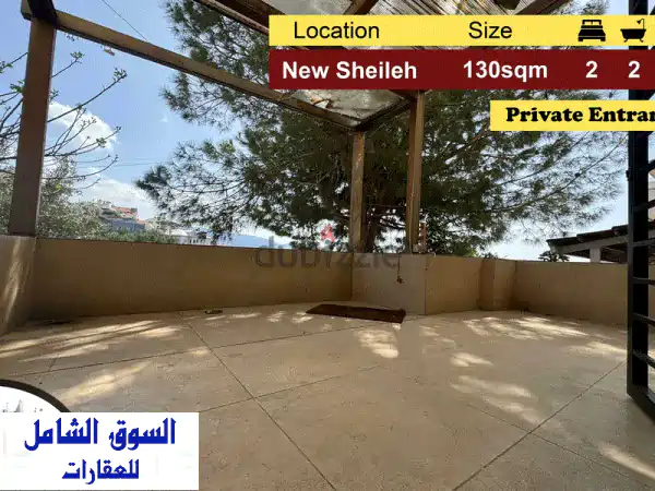 New Sheileh 130m2  15m2 Terrace  Open View  Private Entrance  TO