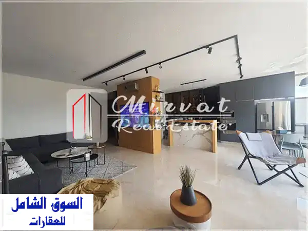 Modern Furnished Apartment For Sale AchrafiehWith Open View