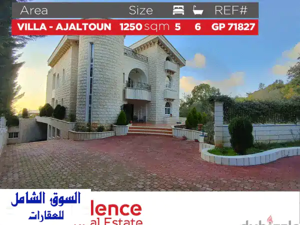 marvelous Villa IN AJALATOUN! REF#GP71827