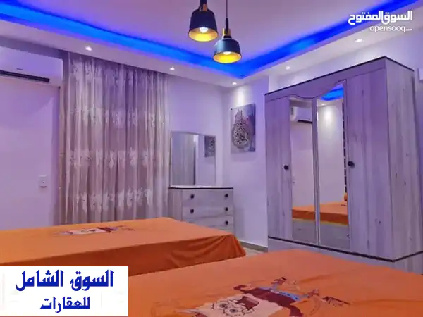 شقة مفروشة في مدينة نصر ايجار يومي وشهري هادية...