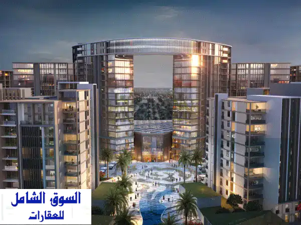 للبيع شقة 163 م داخل ابراج زيد الشيخ زايد متشطبة...
