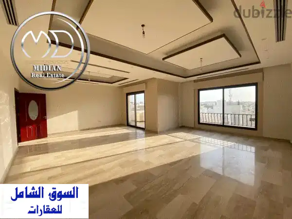 شقة طابقية فارغة للايجار ضاحية الامير راشد مساحة 260...