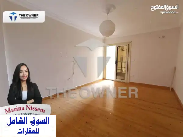 شقة للايجار 190 م كفر عبده ( خطوات من سانت جيني )