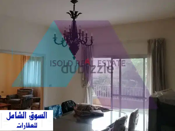 Fully  furnished 130m2 apartment for rent in Dbayeh