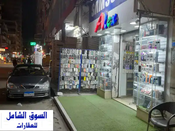 محل تجارى لموقع متميز الإسكندرية باكوس شارع سينما ليلى