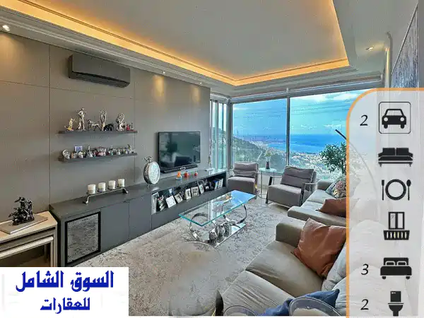Rabwe  Furnishedu002 FDecorated 3 Bedrooms Ap  Open Sea View  2 Parking