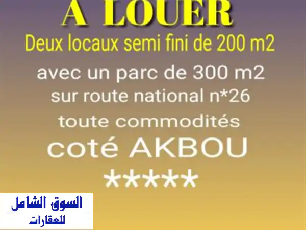 Location Local Béjaïa Akbou