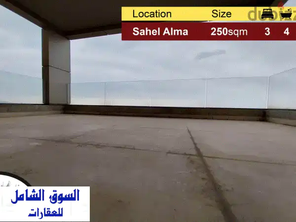 Sahel Alma 250m2  Brand New  HighEnd  Calm Area  Sea View  AN