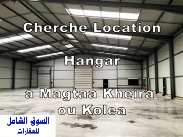 Cherche location Hangar Alger Mahelma