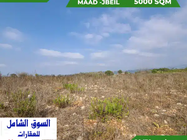 land in Maad Jbeil with a Mountain View أرض في معاد جبيل