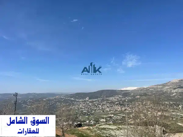 LAND 511 Sq. FOR SALE In HAMMANA WITH OPEN VIEW! ارض للبيع في حمانا