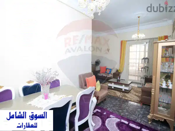 شقة للبيع 125 م سيدي بشر (ش محمود صدقي)