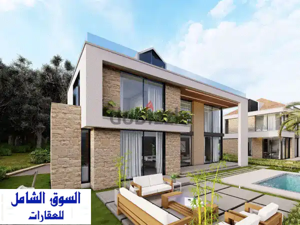 Villa For Sale In Mounsef  Panoramic Seaview  فيلا للبيعPLS25753u002 FB1