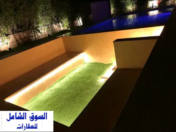 Palm Hills villa fully furnished with ACs for rent with a premium finishing فيلا في...