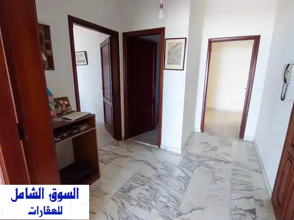 250 SQM Furnished Apartment in Qornet El Hamra + Sea & Mountain View