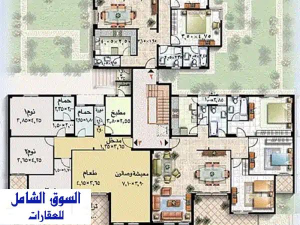 شقة ١٥٧ متر  للبيع المرحلة الثالثة الرحاب  REHAB CITY