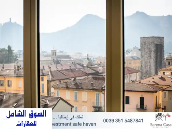 apartment for sale in como italy  1 hour from milano by train <br/>تحتوي...