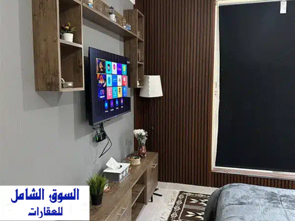 استوديو مفروش للإيجار في شارع وصفي التل ـ الجاردنز...