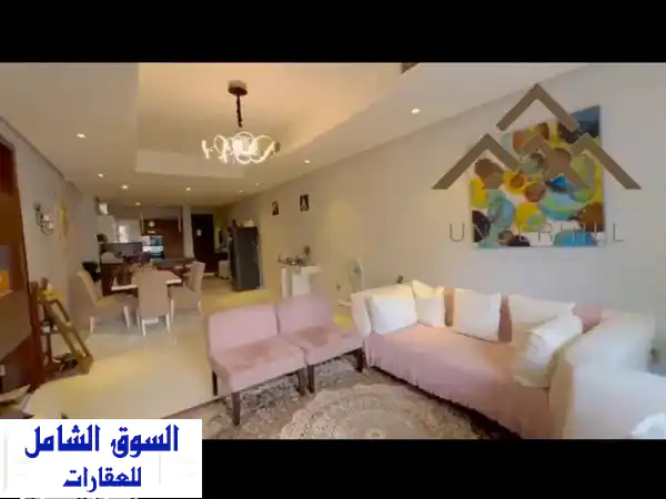 شقة للايجار في امواج مفروش(Apartment for rent in Amwaj, furnished)