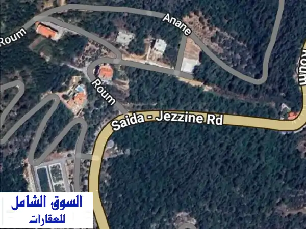 أرض للبيع بروم جزين: 1065م² بإطلالة بحرية بانورامية...