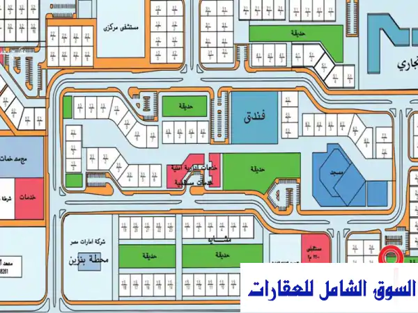 فرصة نادرة: صيدلية ناصية 57م للبيع بالمركزية دمياط الجديدة - استلام سنة وتقسيط مريح! موقع حيوي على طريق الجامعة محور جمال عبدالناصر
