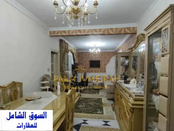شقة للبيع 140م بـ شدس (شارع راسم بك) | 3 غرف وفيو مفتوح...