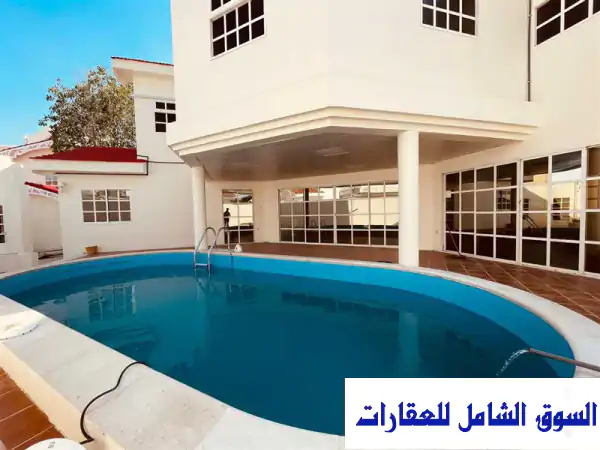 فيلا فاخرة للإيجار بالسلطة الجديدة، الدوحة | مسبح...