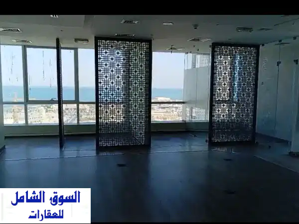 مكتب فاخر للإيجار بالعاصمة، شرق | إطلالة بحرية...