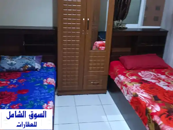 سكن بنات فاخر بعجمان ✨ | شيرينغ، بارتشينات، استوديو - النعيمية 2 والراشدية 1 | بدون عمولة!