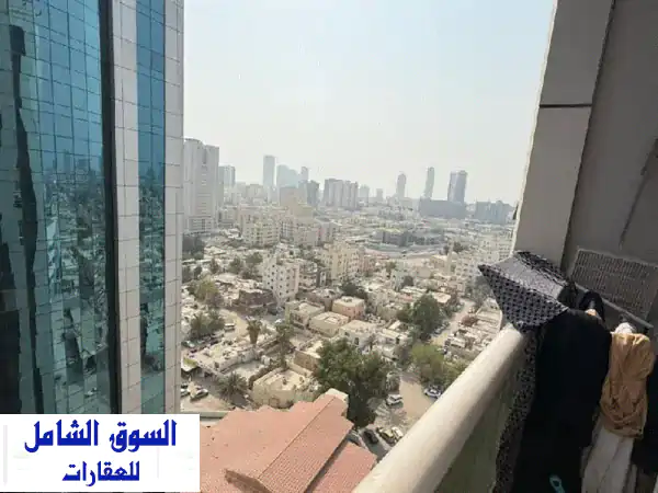 شقة للبيع عجمان: غرفة وصالة مفروشة بـ 120 ألف درهم! إطلالة مفتوحة