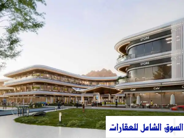 محل دور تاني تجاري داخل محطة بنزين تقسيط للبيع في...