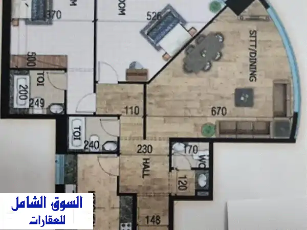 شقة الأحلام للبيع: غرفتين وصالة فاخرة بإطلالة ساحرة ببرج الكونكر، الراشدية عجمان - فرصة لا تعوض!