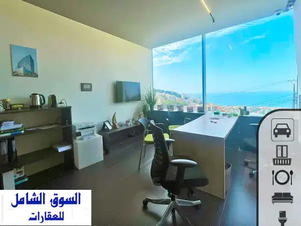 مكتب فاخر للبيع 70م² المطيلب-اليسار: مفروش...