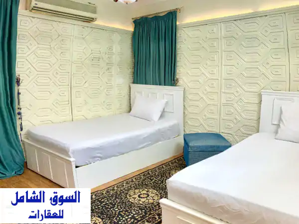 شقة مفروشة فاخرة للإيجار بالمهندسين (يومي/شهري)...
