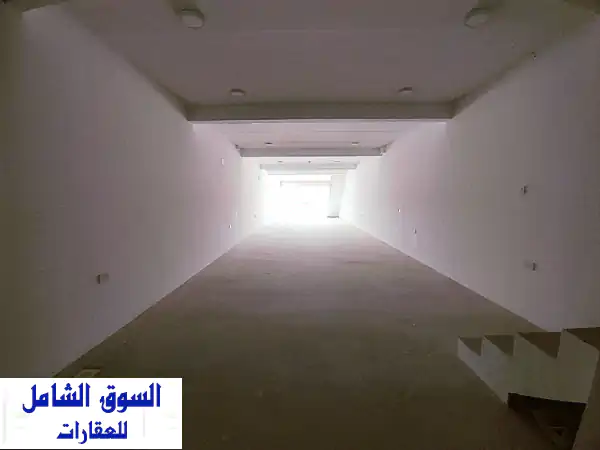محل تجاري وورشة أحلامك للإيجار في معمير - البندر | 170م² جاهزة بـ 475 د.ب. فقط!