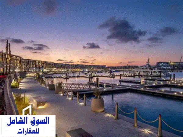 شاليه 80م بمراسي بالتقسيط: بحري | أقل سعر في مارينا مراسي الساحل الشمالي!