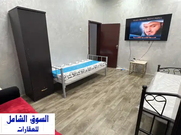 فرصة ذهبية: مشاركة استوديو مفروش بالكامل شامل كل شيء بجوار العين مول - 1100 درهم فقط!