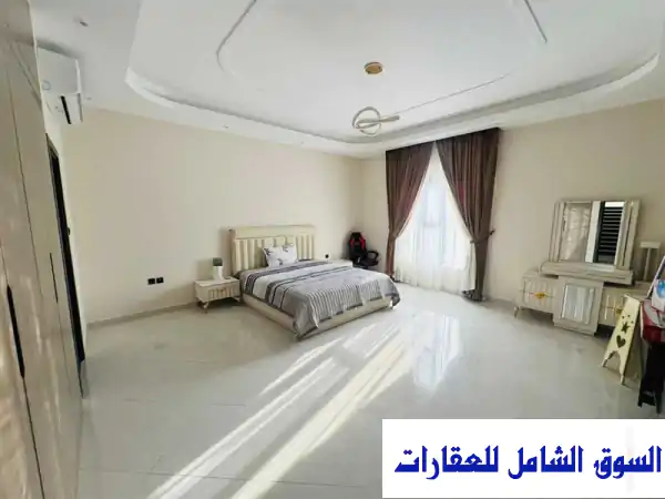 فيلا للإيجار بالياسمين عجمان: 6 غرف، مجلس، صالة | كورنر، 5500 قدم² | 120 ألف درهم!