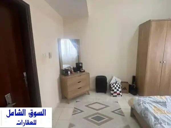 إيجار شهري بالجرف: غرفة وصالة مفروش شامل الفواتير 3400 درهم - بجوار الحمادي والمحكمة