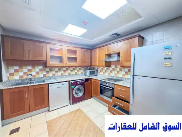 شقة أحلامك: مفروشة بغرفتي نوم وديكورات عصرية وإطلالة خلابة وسط المنامة | 400 د.ب