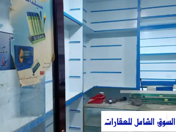 صيدلية للإيجار بأمبابة: موقع استراتيجي 35م بشارع البوهي الرئيسي بالجيزة | فرصة ذهبية