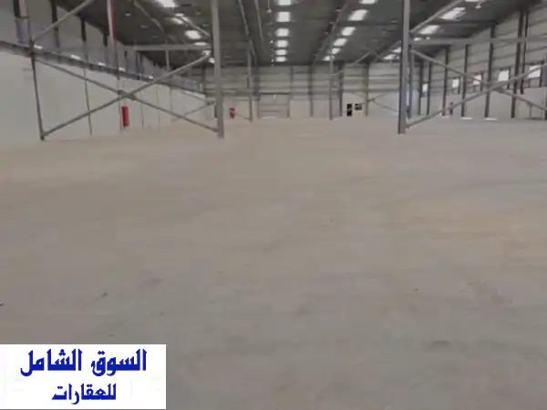 فرصة استثمارية: مستودع جديد للإيجار السنوي بأم القيوين، الراعفة | 23 ألف قدم مربع وقوة 300KW
