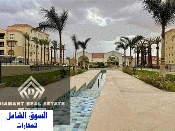 شقة لقطة للبيع بكمبوند سراي Sarai القاهرة الجديدة: خصم 50% كاش | 80م بجوار مدينتي