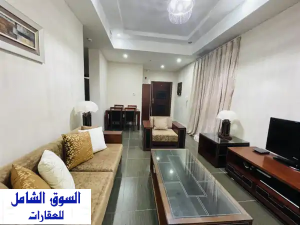 شقة للإيجار بالمهبولة: غرفتين، جاهزة للسكن، مسبح...