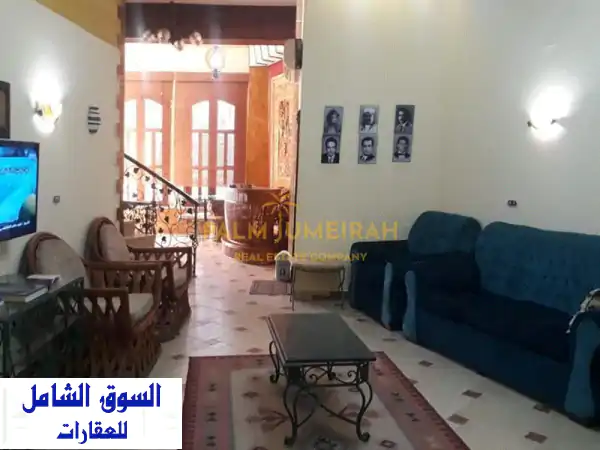 شاليه الأحلام على البحر مباشرةً بالمعمورة | 140م أرضي بجاردن - ألترا سوبر لوكس (متاح كاش)