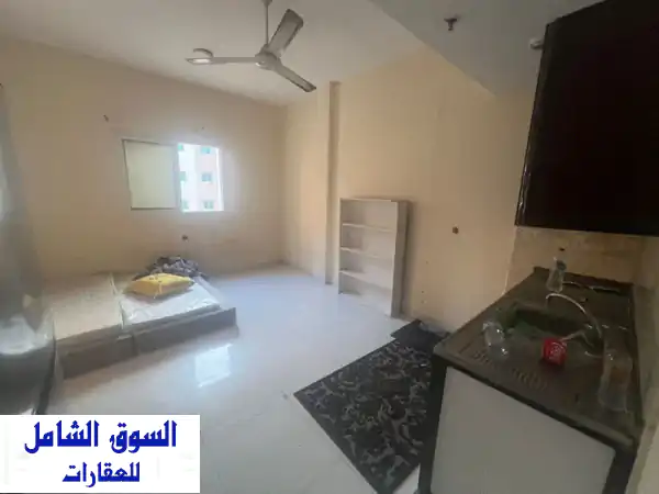 فرصة استوديو للايجار الجرف 3 عجمان | قرب السوق الصيني ومخرج الشارقة السريع