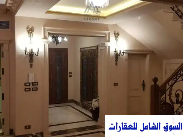 فيلا أحلامك الفاخرة: استلام فوري وتشطيب كامل بالتكييفات بدارة جاردنز أكتوبر - صبور | إطلالة بحيرة وموقع مميز أمام مول العرب