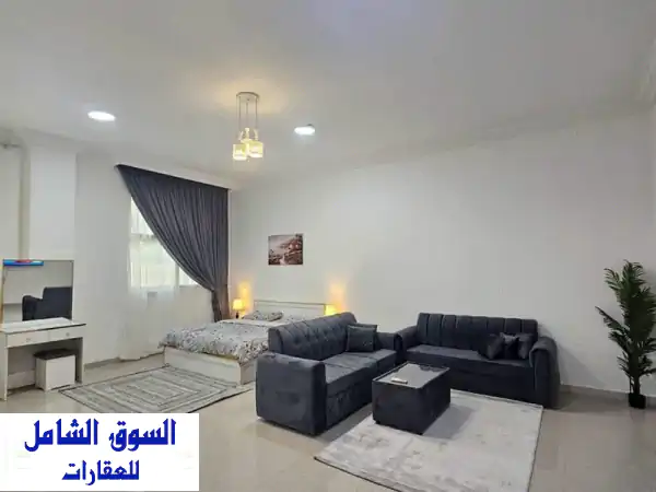 استأجر استوديو VIP مفروش جديد كلياً في رملة زاخر! شامل الخدمات | أسعار تبدأ من 2300 د.إ شهرياً